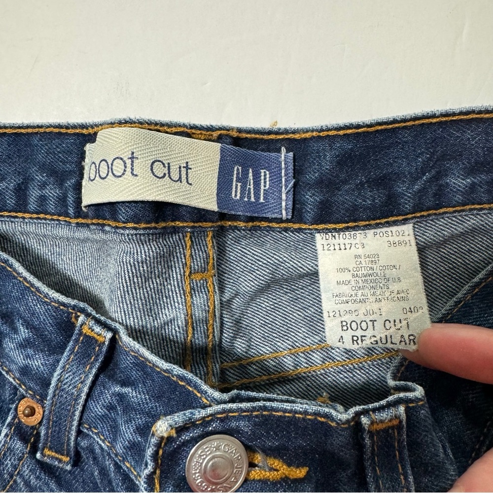 Gap Vintage Y2K Bootcut Cropped/Ankle Jeans - Picture 6 of 7